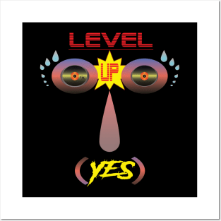 Gaming Level Up Top Level up Gift Gamer Shirt Posters and Art